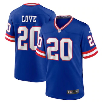 mens nike julian love royal new york giants classic player 